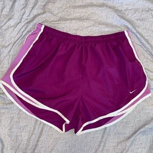 Nike 1X running shorts purple